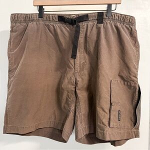 Columbia Men’s XL Lightweight Utility Cargo Shorts Cedar Brown Hiking Outdoor